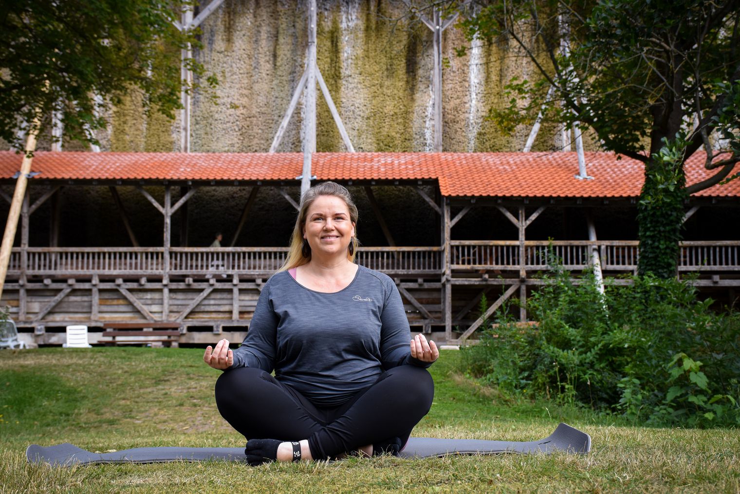 Yoga vorm Gradierwerk